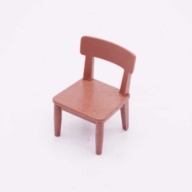 Playmobil 30025040 Houten Stoel - BR - Wooden Chair ,  groot uit kunststof in de kleur bruin. Geschikt vanaf 3+.