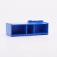 Playmobil 30043033 Wastafel Meubel - 80x32 - Bathroom Sink ,  groot uit kunststof in de kleur blauw. Geschikt vanaf 3+.