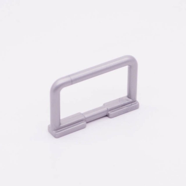 Playmobil 30043353 Steun Poot Zit Ligbank - GR - Support Leg Seat Bed ,  groot uit kunststof in de kleur grijs. Geschikt vanaf 3+.