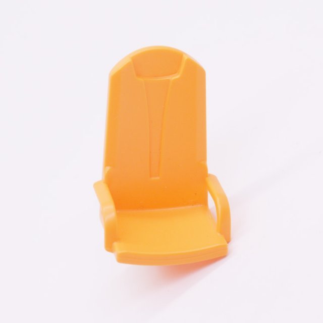 Playmobil 30043463 Zit Bureaustoel Armleuning - Seat Office Chair ,  groot uit kunststof in de kleur oranje. Geschikt vanaf 3+.