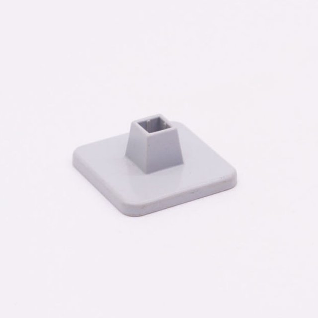 Playmobil 30047420 Voet Vierkant Grijs - 33x33 - Base Square Grey ,  groot uit kunststof in de kleur grijs. Geschikt vanaf 3+.