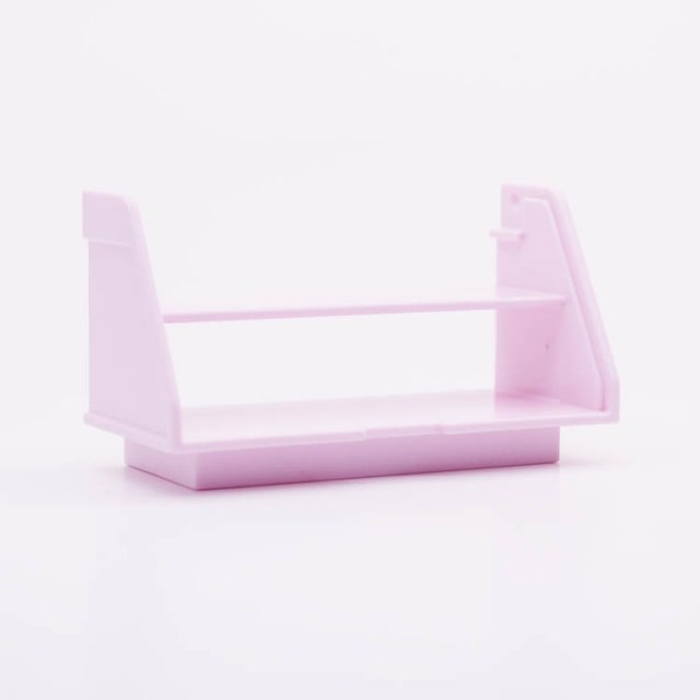 Playmobil 30047922 Winkeltoog Frame Roze - Base Display Case Pink ,  groot uit kunststof in de kleur roze. Geschikt vanaf 3+.