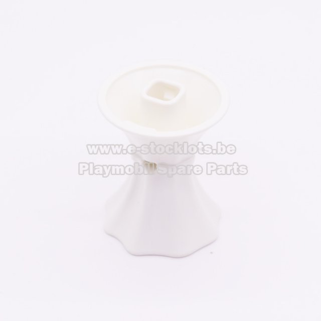 Playmobil 30050682 Onderstel Statafel - Standing Table Base ,  groot uit kunststof in de kleur wit. Geschikt vanaf 3+.