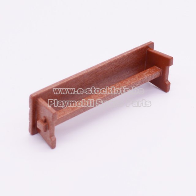 Playmobil 30051813 Houten Zitbank - Bench Wood ,  groot uit kunststof in de kleur bruin. Geschikt vanaf 3+.