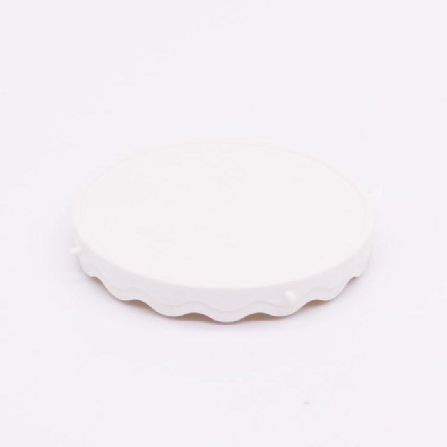 Playmobil 30054172 Tafelblad Rond - D60 - Tabletop Round ,  groot uit kunststof in de kleur wit. Geschikt vanaf 3+.