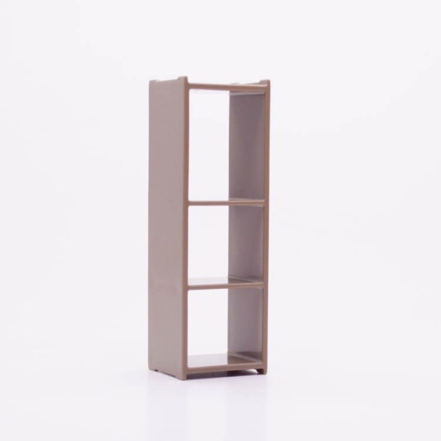 Playmobil 30057562 Open Kast Badkamer - Shelf Unit Bathroom ,  groot uit kunststof in de kleur grijs. Geschikt vanaf 3+.