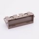 Playmobil 30057612 Wastafel Onderstel Dubbel - Bathroom Sink Double Base ,  groot uit kunststof in de kleur grijs. Geschikt vanaf 3+.