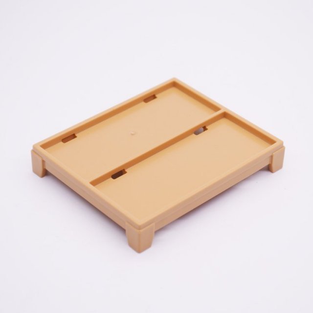 Playmobil 30069793 Tweepersoonsbed Modern - 88x73 - Double Width Bed Frame ,  groot uit kunststof in de kleur beige. Geschikt vanaf 3+.