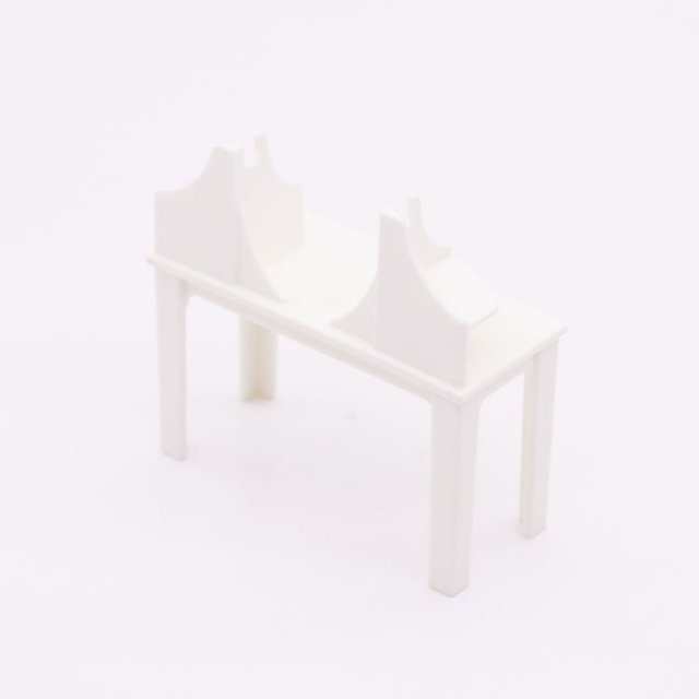 Playmobil 30214122 Schminktafel - W - Vanity Dressing Table ,  groot uit kunststof in de kleur wit. Geschikt vanaf 3+.
