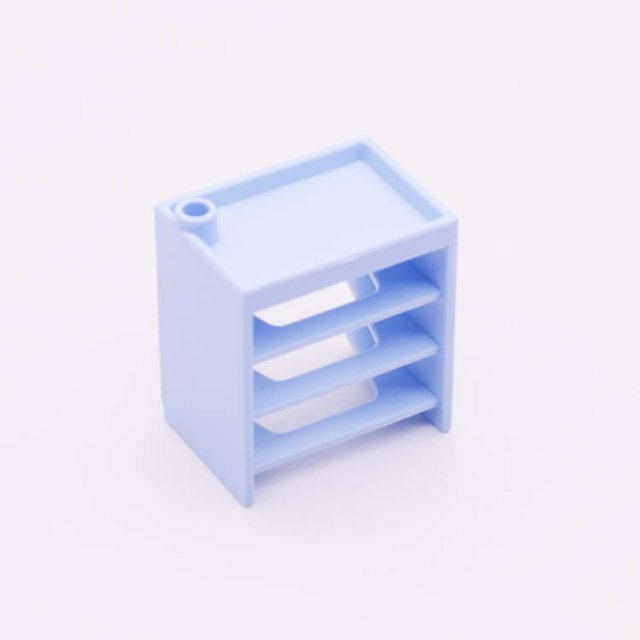 Playmobil 30217180 Kast  3 Schuiven - Cabinet 3 Drawers ,  groot uit kunststof in de kleur l.blauw. Geschikt vanaf 3+.