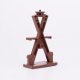 Playmobil 30227793 Wapenrek Ridders - Weapons Stand Knights ,  groot uit kunststof in de kleur bruin. Geschikt vanaf 3+.