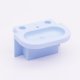 Playmobil 30239133 Kast Baby Bad - Cupboard Baby Bath ,  groot uit kunststof in de kleur l.blauw. Geschikt vanaf 3+.
