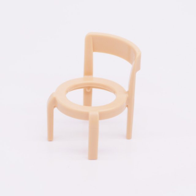 Playmobil 30239233 Stoel Stapelbaar - Beige - Chair Stackable ,  groot uit kunststof in de kleur beige. Geschikt vanaf 3+.