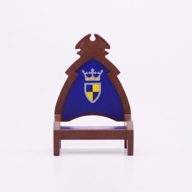Playmobil 30248290 01 Troonstoel Hout - Throne Chair Wood ,  groot uit kunststof in de kleur bruin. Geschikt vanaf 3+.
