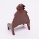 Playmobil 30248290 02 Troonstoel Hout - Throne Chair Wood ,  groot uit kunststof in de kleur bruin. Geschikt vanaf 3+.