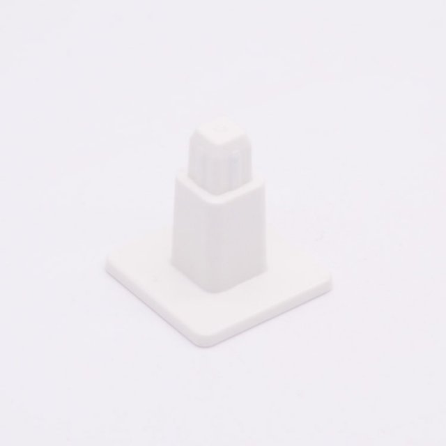 Playmobil 30251392 Tafelpoot Vierkant - 24x24 - Table Pedestal ,  groot uit kunststof in de kleur wit. Geschikt vanaf 3+.