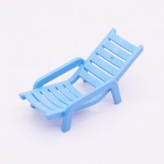 Playmobil 30252622 Ligzetel Zonnebed Blauw - Lawn Chair Sunbed Blue
