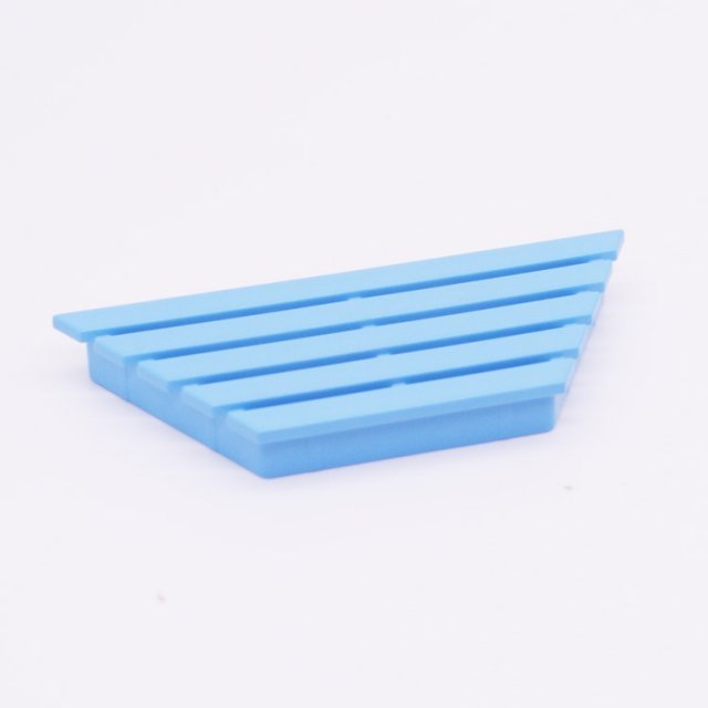 Playmobil 30252702 Vloer Podium Planken - Stage Floor Slats ,  groot uit kunststof in de kleur l.blauw. Geschikt vanaf 3+.