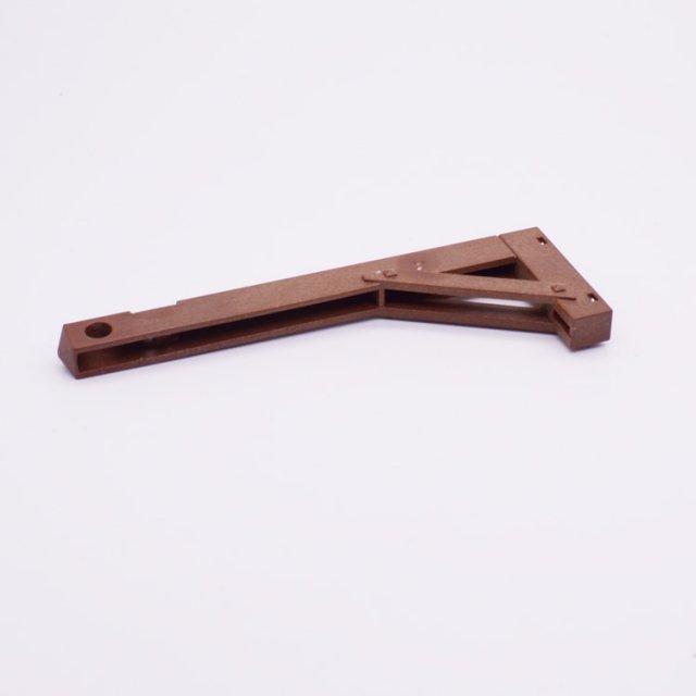 Playmobil 30513932 01 Steun Ophaalbrug Kasteel - Support Drawbridge Castle ,  groot uit kunststof in de kleur bruin. Geschikt vanaf 3+.