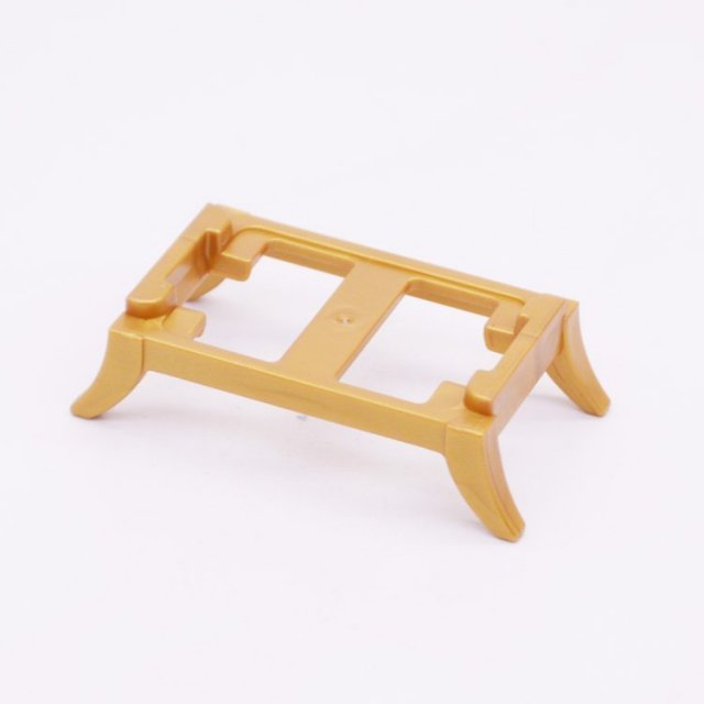 Playmobil 30613500 02 Bankje Onderstel - Stool Base ,  groot uit kunststof in de kleur goud. Geschikt vanaf 3+.