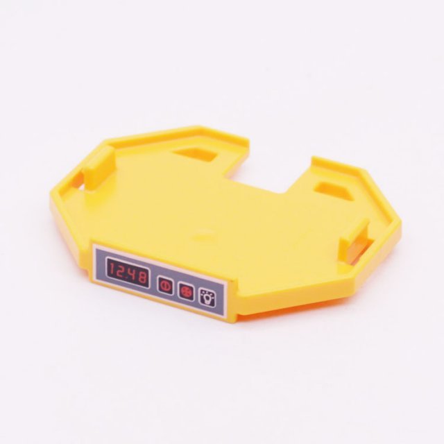 Playmobil 30625730 Dampkap Onderste Deel - Range Hood Lower Part ,  groot uit kunststof in de kleur oranje. Geschikt vanaf 3+.