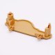 Playmobil 30665232 03 Achterkant Ligzetel Salon - Back Part Chaise Longue ,  groot uit kunststof in de kleur goud. Geschikt vanaf 3+.
