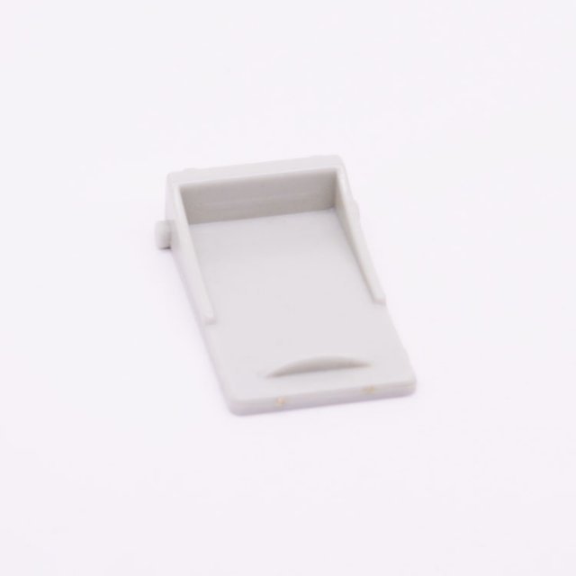 Playmobil 90000036 Uitklapbaar Blad Nachtkast - GR- Foldable Tray Bedside Cabinet ,  groot uit kunststof in de kleur grijs. Geschikt vanaf 3+.