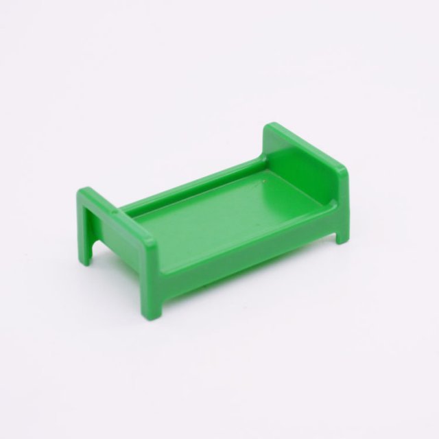 Playmobil 90000059 Kinderbed Groen - Set 3417 - Child Bed Green ,  groot uit kunststof in de kleur groen. Geschikt vanaf 3+.