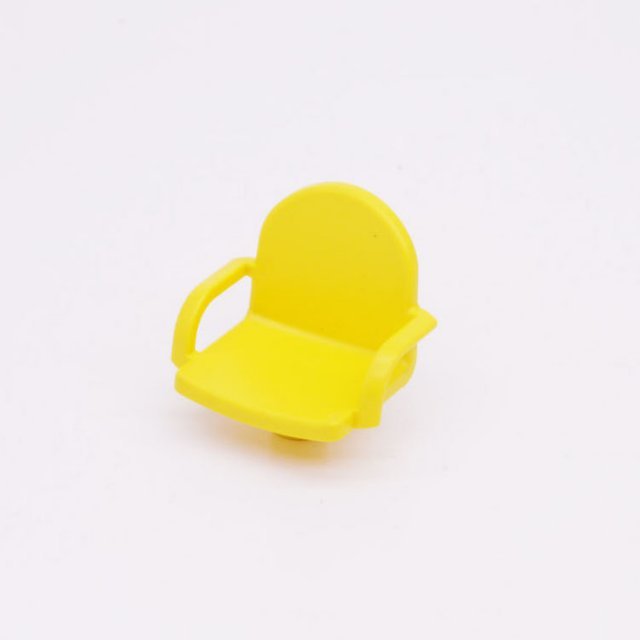 Playmobil 30032370 Zit Bureaustoel Armleuning Geel - Seat Office Chair Yellow ,  groot uit kunststof in de kleur geel. Geschikt vanaf 3+.