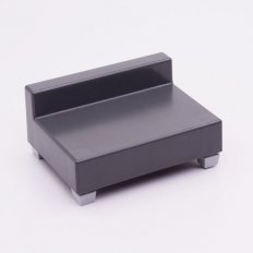 Playmobil 30099192 30099202 Sofa Zetel Modern Zwart - Couch Sofa Modern Black