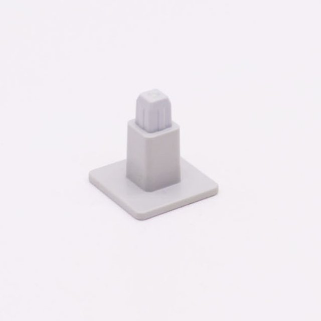 Playmobil 30269600 01 Tafelpoot Vierkant Vergeeld - Table Pedestal Yellowed ,  groot uit kunststof in de kleur grijs. Geschikt vanaf 3+.