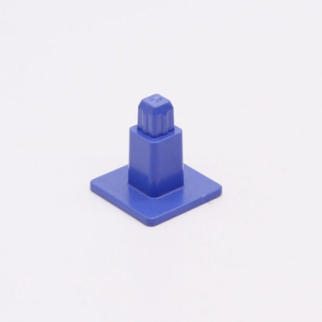 Playmobil 30285320 Tafelpoot Vierkant - BL - Table Pedestal ,  groot uit kunststof in de kleur blauw. Geschikt vanaf 3+.