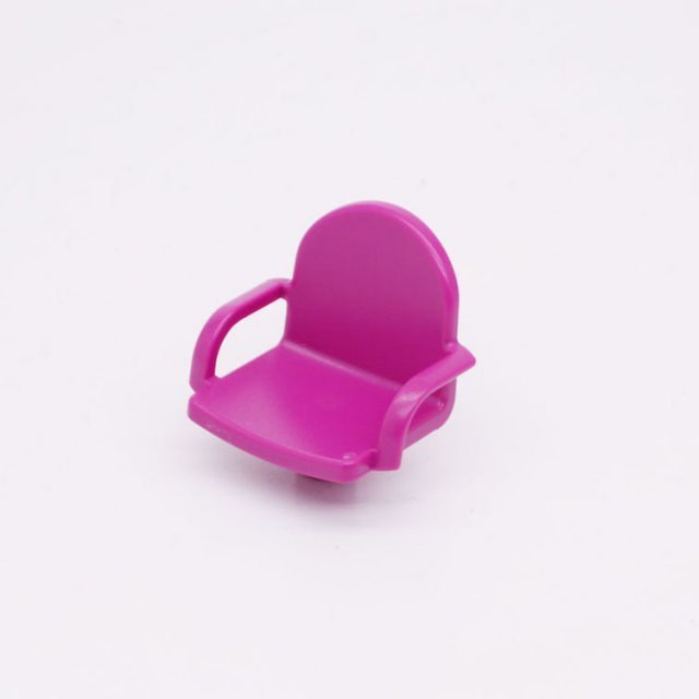 Playmobil 30287510 Zit Bureaustoel Armleuning - Seat Office Chair ,  groot uit kunststof in de kleur magenta. Geschikt vanaf 3+.