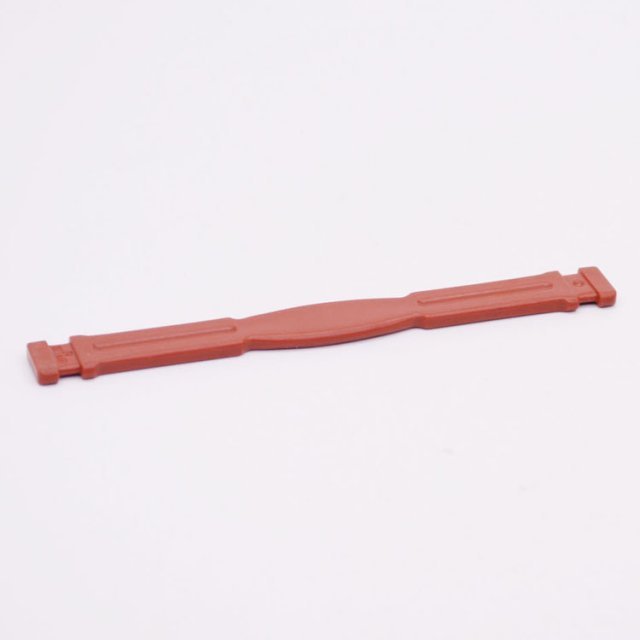 Playmobil 30608810 02 Rugvlak Bank Hout - R BR - Bench Back Wood ,  groot uit kunststof in de kleur r.bruin. Geschikt vanaf 3+.