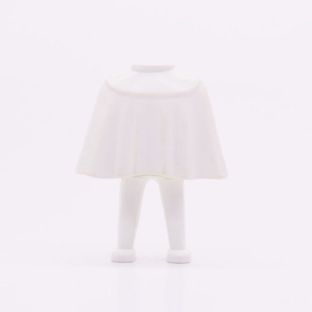 Playmobil 30026960 Cape 33mm Wit - Cloak 33mm Wit ,  groot uit kunststof in de kleur wit. Geschikt vanaf 3+.