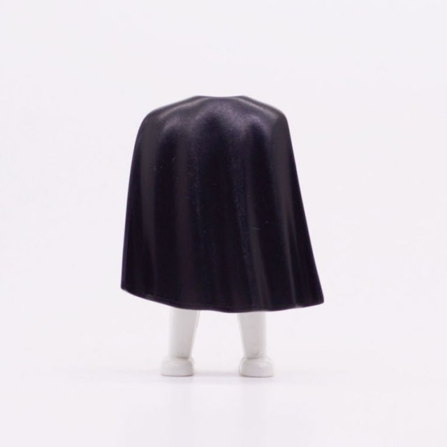 Playmobil 30089020 Cape 45mm Zwart - Cloak 45mm Black ,  groot uit kunststof in de kleur zwart. Geschikt vanaf 3+.