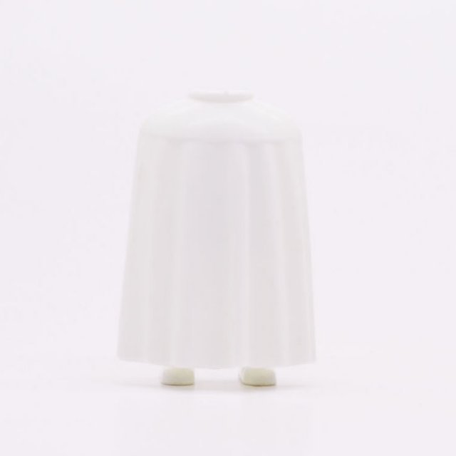 Playmobil 30097270 Cape 55mm - W - Cloak 55mm ,  groot uit kunststof in de kleur wit. Geschikt vanaf 3+.