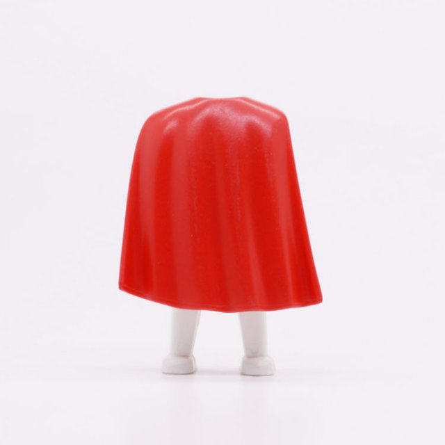 Playmobil 30204590 Cape 45mm Rood - Cloak 45mm Red ,  groot uit kunststof in de kleur rood. Geschikt vanaf 3+.