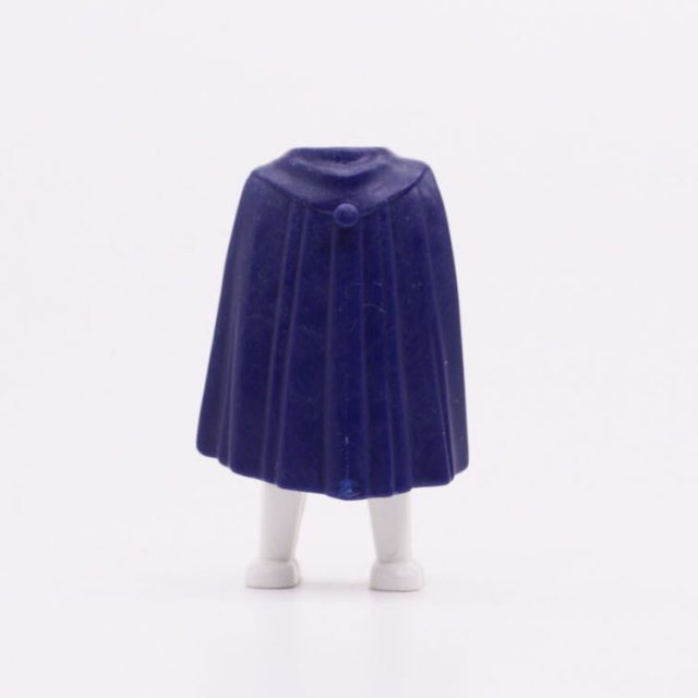Playmobil 30227463 Cape 45mm m Knop - D BL - Cloak 45mm w Button ,  groot uit kunststof in de kleur d.blauw. Geschikt vanaf 3+.