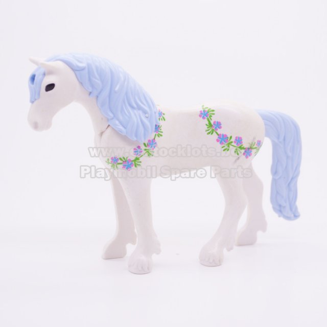 Playmobil 30651713 Paard Eenhoorn - Unicorn Horse ,  groot uit kunststof in de kleur wit. Geschikt vanaf 3+.