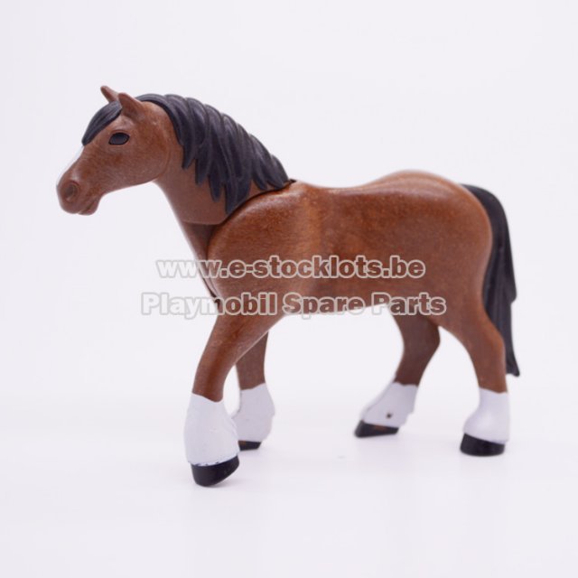 Playmobil 30662812 Paard Shire - Horse ,  groot uit kunststof in de kleur grijs. Geschikt vanaf 3+.