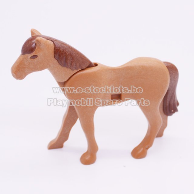 Playmobil 30671770 Paard - Horse ,  groot uit kunststof in de kleur bruin. Geschikt vanaf 3+.