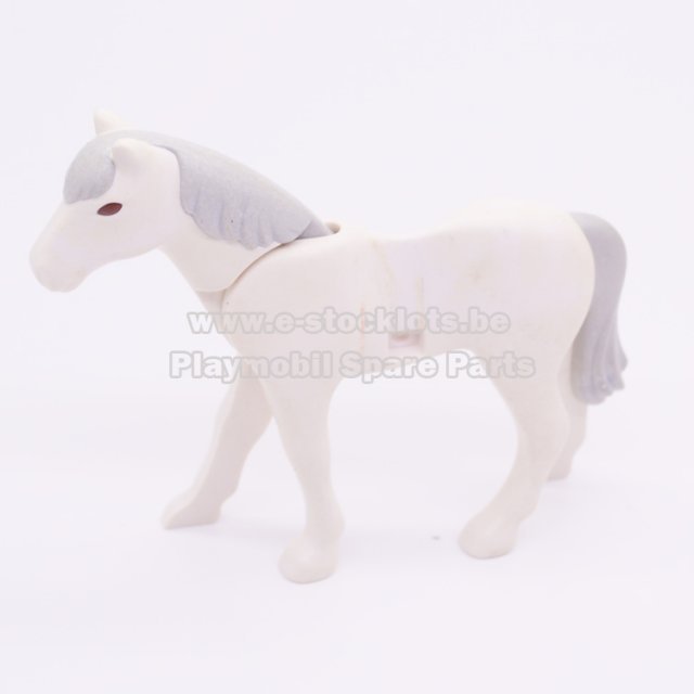 Playmobil 30671820 Paard Wit - Horse ,  groot uit kunststof in de kleur wit. Geschikt vanaf 3+.