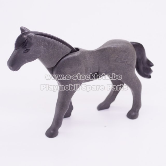 Playmobil 30675930 Paard Grijs - Horse ,  groot uit kunststof in de kleur grijs. Geschikt vanaf 3+.