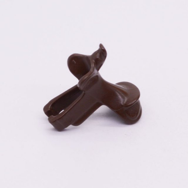 Playmobil 30052230 Zadel Do Bruin - Western Style - Saddle Da Brown ,  groot uit kunststof in de kleur d.bruin. Geschikt vanaf 3+.