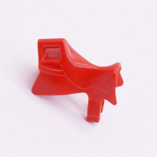 Playmobil 30088540 Zadel Paard Handgreep Achter - R - Horse Saddle Handle Back ,  groot uit kunststof in de kleur rood. Geschikt vanaf 3+.