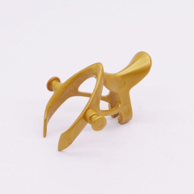 Playmobil 30258360 Paardentuig Harnas Zadel Combi - G - Horse Collar Saddle Combi ,  groot uit kunststof in de kleur goud. Geschikt vanaf 3+.