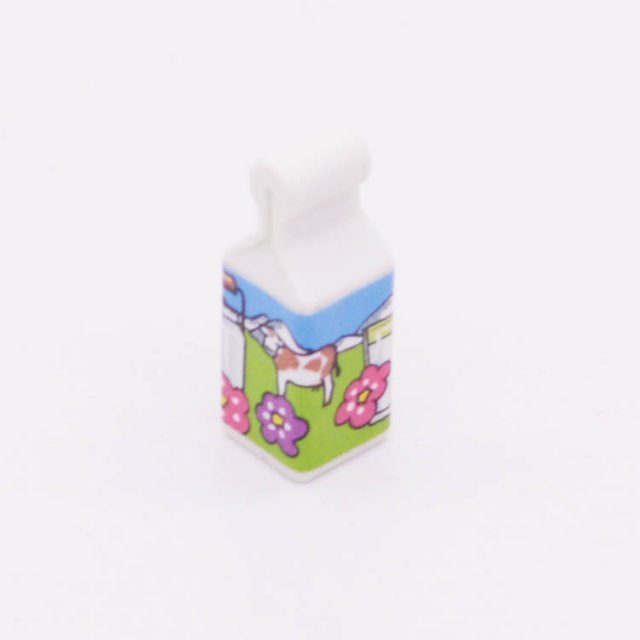 Playmobil 30227110 Drankverpakking - W - Package Drink ,  groot uit kunststof in de kleur wit. Geschikt vanaf 3+.