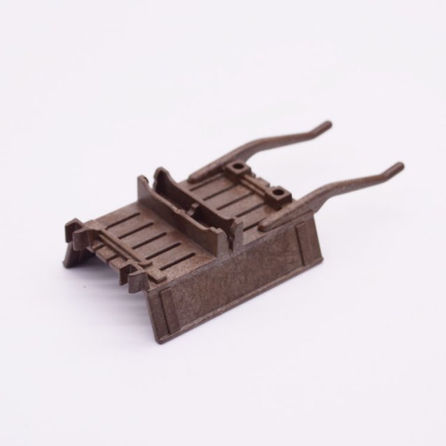Playmobil 30062680 Stootkar - D BR - Push Cart Wagon ,  groot uit kunststof in de kleur d.bruin. Geschikt vanaf 3+.