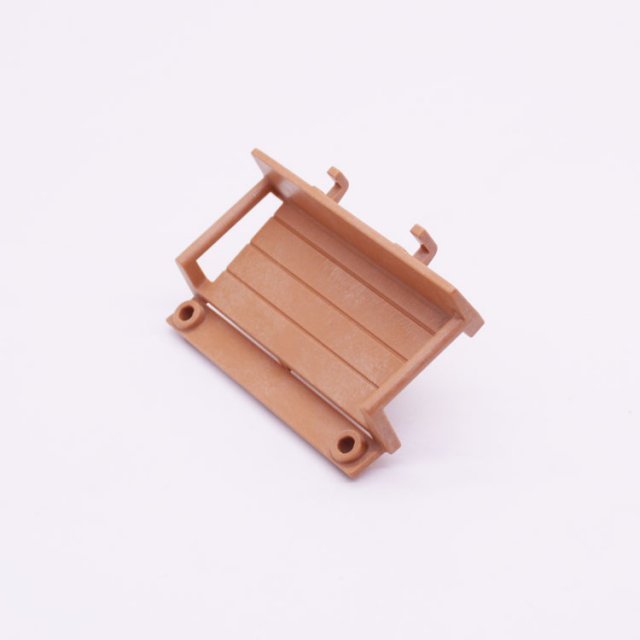 Playmobil 30082112 Zitbank Huifkar - L BR - Wagon Seat ,  groot uit kunststof in de kleur l.bruin. Geschikt vanaf 3+.